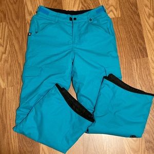 686 Girls Large Snow Pant turquoise
